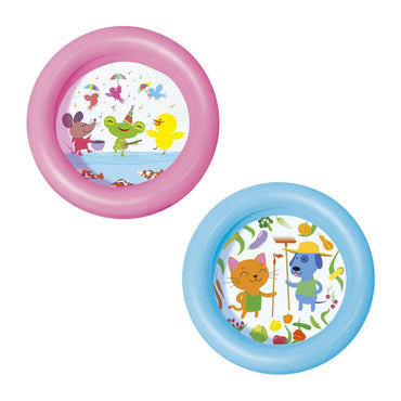 BESTWAY Paddling Round 2 Ring Kids Pool 2ft x 6in